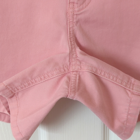 Tommy Hilfiger Y2K Vintage Classic Twill Cotton High Waisted Shorts Pink 12 - Picture 10 of 15